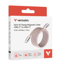 Verbatim - Cavo USB-C to USB-C 100W- Rosa - 31857 - 120cm