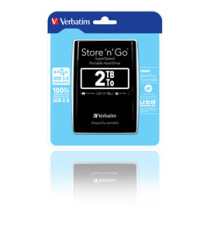 Verbatim - Hard disk portatile Store 'N'Go Usb 3.0 - Nero - 53177 - 2TB