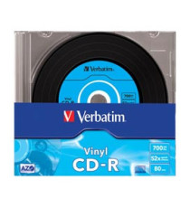 Verbatim - Scatola 10 CD-R Data Life Plus Data Vinyl - slim 1X/52X - 43426 - 700MB