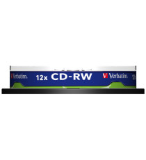 Verbatim - Scatola 10 CD-RW DataLife Plus - 8X-10X - serigrafato - 43480 - 700MB