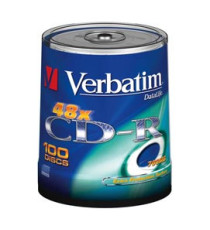Verbatim - Scatola 100 CD-R DataLife Plus Extra Protection - 1x-52x - serigrafato - 43411 - 700MB