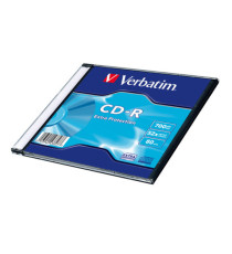 Verbatim - Scatola 200 CD-R DataLife Single Pack - slim case - serigrafato - 1x-48x - 43347 - 700MB
