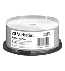 Verbatim - Scatola 25 Blu Ray BD-R - stampabile - 43749 - 50GB