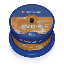 Verbatim - Scatola 50 DVD-R - argento lucido - 43548 - 4,7GB