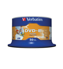 Verbatim - Scatola 50 DVD-R - stampabile - 43533 - 4,7GB