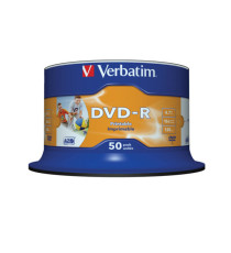 Verbatim - Scatola 50 DVD-R - stampabile - 43533 - 4,7GB
