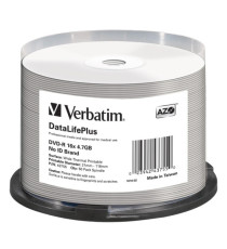 Verbatim - Scatola 50 DVD-R - stampabile - 43755 - 4,7GB