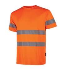 T-shirt alta visibilità Mizar - taglia L - arancio fluo - U-Power - conf. 3 pezzi