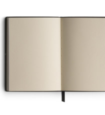 Taccuino Evo Ciak - 15 x 21 cm - fogli bianchi - copertina blu - In Tempo