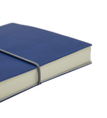 Taccuino Evo Ciak - 15 x 21 cm - fogli bianchi - copertina blu - In Tempo