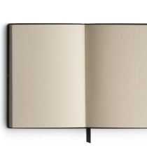 Taccuino Evo Ciak - 15 x 21 cm - fogli bianchi - copertina blu - In Tempo