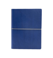 Taccuino Evo Ciak - 9 x 13 cm - fogli bianchi - copertina blu - In Tempo