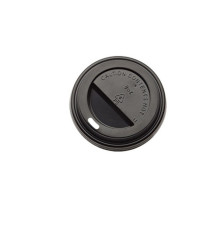 Tappo in polistirene per bicchiere da 290 ml - nero - Leone - conf. 1000 pezzi