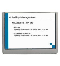 Targa per porte/pareti Click Sign - 21 x 14,9 cm (A5) - Durable