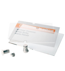 Targa per porte/pareti Crystal Sign - 14,8 x 14,8 cm - Durable