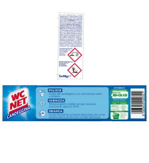 Tavoletta Profumoso Ocean Fresh - WC Net - 4 gabbiette da 34 gr