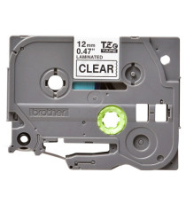 Brother - Nastro - Nero/Trasparente - TZe131S - 12mm x 4mt