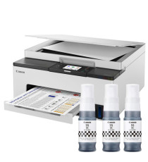 Canon Stampante Inkjet a colore - MAXIFY GX1051 - 3 flaconi di inchiostro nero a resa elevata aggiuntivi