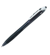 Penna a sfera a scatto Rexgrip - punta 0,7mm - nero - Pilot