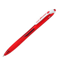Penna a sfera a scatto Rexgrip - punta 0,7mm - rosso - Pilot