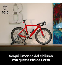Lego Icons - Bici da corsa - Lego 11380 con Pneumatici in Gomma, Deragliatore e Supporto 1015pz Anni 18+