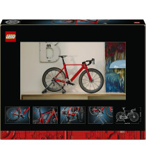 Lego Icons - Bici da corsa - Lego 11380 con Pneumatici in Gomma, Deragliatore e Supporto 1015pz Anni 18+