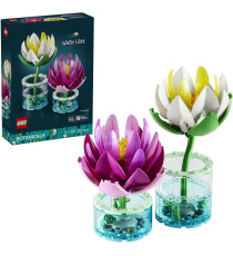 Lego The Botanical Collection - Ninfee - Lego 11511 Piante Artificiali con Fiori in 2 Vasi Trasparenti Anni 9+ 259pz