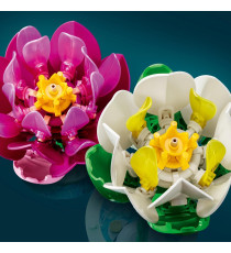 Lego The Botanical Collection - Ninfee - Lego 11511 Piante Artificiali con Fiori in 2 Vasi Trasparenti Anni 9+ 259pz