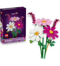 Lego The Botanical Collection - Fiori di Cosmos - Lego 11514 Bouquet di Fiori con 3 Cosmos e 2 Steli di Penniset Anni 9+ 171pz