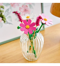Lego The Botanical Collection - Fiori di Cosmos - Lego 11514 Bouquet di Fiori con 3 Cosmos e 2 Steli di Penniset Anni 9+ 171pz