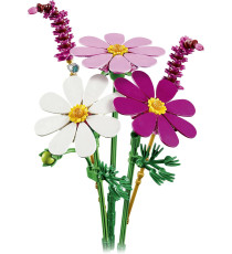Lego The Botanical Collection - Fiori di Cosmos - Lego 11514 Bouquet di Fiori con 3 Cosmos e 2 Steli di Penniset Anni 9+ 171pz