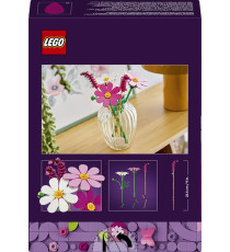 Lego The Botanical Collection - Fiori di Cosmos - Lego 11514 Bouquet di Fiori con 3 Cosmos e 2 Steli di Penniset Anni 9+ 171pz