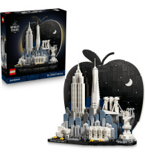 Lego Architecture - New York City – La Grande Mela - Lego 21066 con Empire State Building e Ponte di Brooklyn Anni 18+ 1465pz