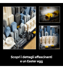 Lego Architecture - New York City – La Grande Mela - Lego 21066 con Empire State Building e Ponte di Brooklyn Anni 18+ 1465pz