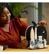 Lego Architecture - New York City – La Grande Mela - Lego 21066 con Empire State Building e Ponte di Brooklyn Anni 18+ 1465pz