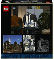 Lego Architecture - New York City – La Grande Mela - Lego 21066 con Empire State Building e Ponte di Brooklyn Anni 18+ 1465pz