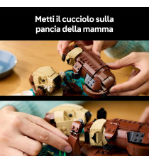 Lego Ideas - Lontre Marine - Lego 21366  Lontra marina e Cucciolo 1234pz Anni 18+