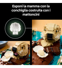 Lego Ideas - Lontre Marine - Lego 21366  Lontra marina e Cucciolo 1234pz Anni 18+