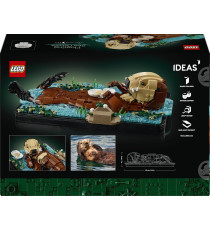 Lego Ideas - Lontre Marine - Lego 21366  Lontra marina e Cucciolo 1234pz Anni 18+