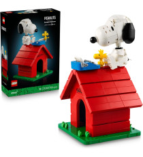 Lego Ideas - Peanuts: la cuccia di Snoopy - Lego 21368  con Snoopy e Woodstock 964pz Anni 18+
