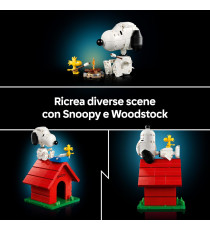 Lego Ideas - Peanuts: la cuccia di Snoopy - Lego 21368  con Snoopy e Woodstock 964pz Anni 18+