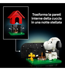 Lego Ideas - Peanuts: la cuccia di Snoopy - Lego 21368  con Snoopy e Woodstock 964pz Anni 18+