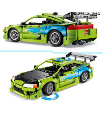 Lego Technic - Auto Mitsubishi Eclipse Fast and Furious - Lego 42229 con Sterzo e 2 Bombole di NOS Anni 14+ 827pz