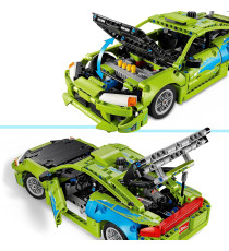 Lego Technic - Auto Mitsubishi Eclipse Fast and Furious - Lego 42229 con Sterzo e 2 Bombole di NOS Anni 14+ 827pz