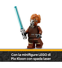 Lego Star Wars - Microfighter Jedi Starfighter di Plo Koon - Lego 75400 Astronave con 2 Shooter e Spada Laser 89pz Anni 6+