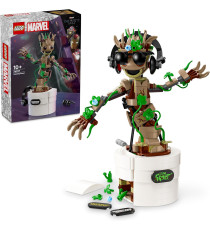 Lego Marvel - Groot ballerino - Lego 76297 con Funzione Danzante Anni 10+ 459pz