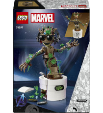 Lego Marvel - Groot ballerino - Lego 76297 con Funzione Danzante Anni 10+ 459pz