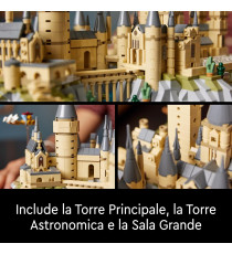 Lego Harry Potter - Castello e parco di Hogwarts - Lego 76419 Torre dell'Astronomia, Sala Grande 2660pz Anni 18+