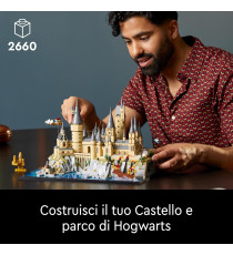 Lego Harry Potter - Castello e parco di Hogwarts - Lego 76419 Torre dell'Astronomia, Sala Grande 2660pz Anni 18+