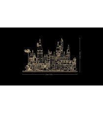 Lego Harry Potter - Castello e parco di Hogwarts - Lego 76419 Torre dell'Astronomia, Sala Grande 2660pz Anni 18+
